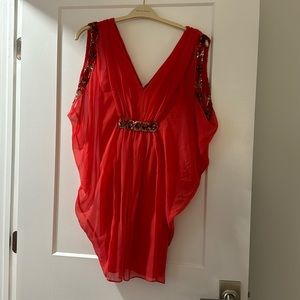 Aidan Maddox Butterfly Sleeve Dress - 4